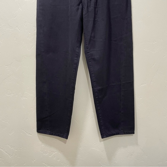 NWT Free People x Sandrine Rose Navy Blue Wide Leg Cotton Pants Size 28 - Picture 4 of 15